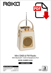 82432 - Mini DAB & FM Radio DB-318