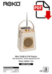 13238 - Mini DAB & FM Radio